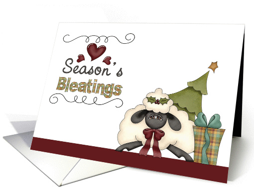 Seasons Bleatings Sheep, Tree, Gift card (1144432)