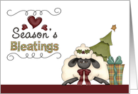 Seasons Bleatings Sheep, Tree, Gift card