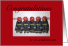 Firefighter Retirement Congratulations card