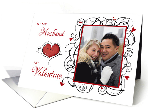To my Husband, My Valentine Custom Photo card (1220346)