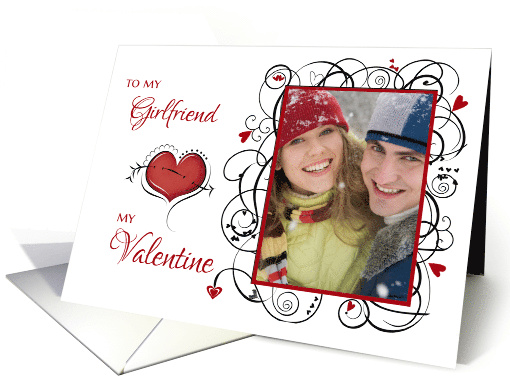 To my Girlfriend My Valentine Custom Photo card (1220354)