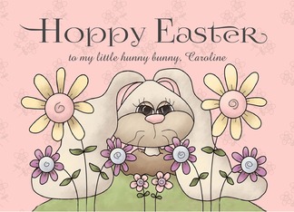 Hoppy Easter Bunny -...