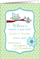 Baby Shower - Owl,...