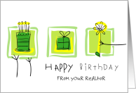 Happy Birthday from Realtor card