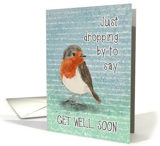 Get Well Soon Little Bird Dropping By card (1726700)
