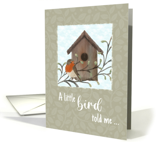 Feel Better Soon Little Bird and Birdhouse card (1761836)