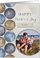 To Husband Happy Father’s Day Circles and Photo card