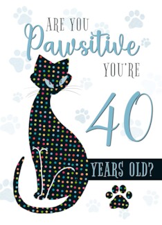 40th Birthday Cat...