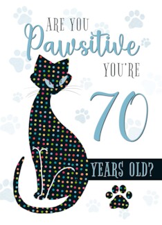 70th Birthday Cat...