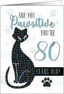 80th Birthday Cat...