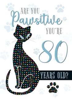 80th Birthday Cat...