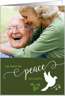 Christmas Let There Be Peace Custom Photo card