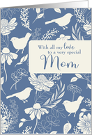 Mom Birthday Blue...
