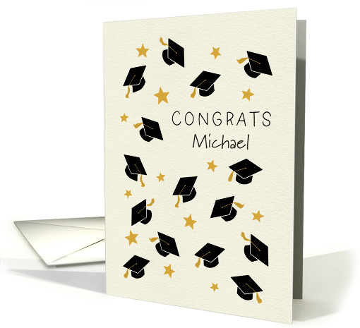 Graduation CONGRATS Personalize with Name card (1911230)