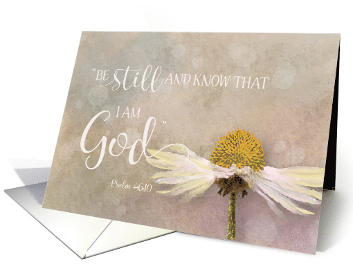Scripture Be Still and Know that I am God card (1960604)