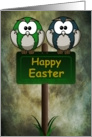 Easter Owls Card