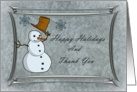 Thank You for Your Business Holiday Card