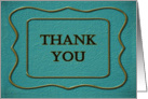 Thank You for Your Business blue with frame card