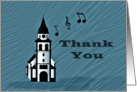 Thank You for Church Musician card