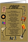 1958 Great Events Birthday Card