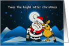 Twas the Night After Christmas Humorous Card