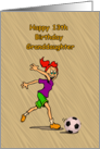 Happy 13th Birthday Granddaughter sports card