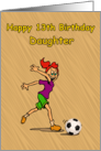 Happy 13th Birthday Daughter sports card