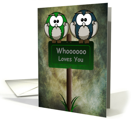 Whoooo Loves You card (1055303)