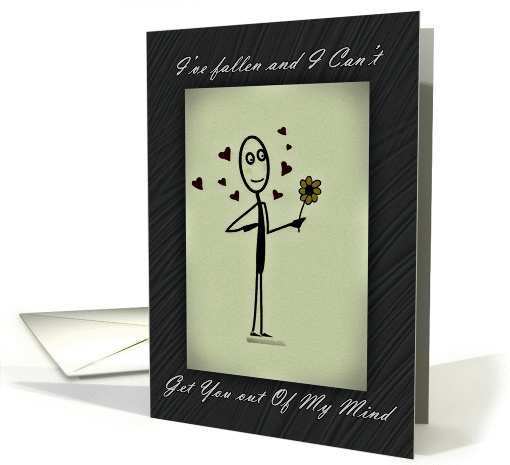 Falling for you, Crush, Love, Hearts and Flower card (1058981)