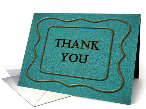 Thank You for Your Business blue with frame card (1059855)