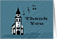 Thank You for Church Musician card