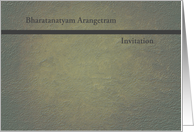 Bharatanatyam Arangetram Invitation card