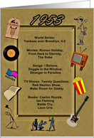 1953 Great Events Birthday Card