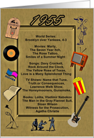 1955 Great Events Birthday Card