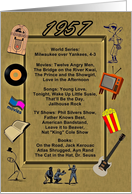 1957 Great Events Birthday Card