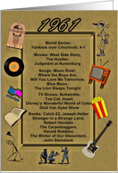 1961 Great Events Birthday Card
