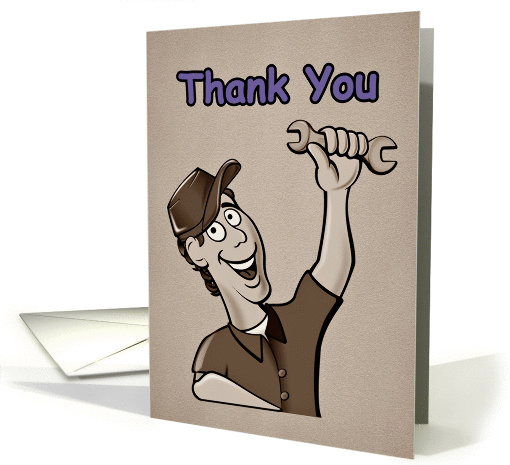 Thank you to customer from auto mechanic card (1063869)