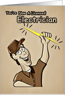 Congratulations on becoming a licensed electrician card