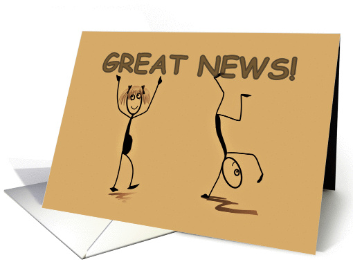 Great News! Pregnancy Announcement card (1126580)