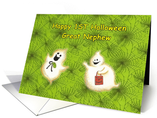 Happy First Halloween Great Nephew card (1154312)