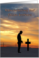 Remembering our fallen brothers this Memorial Day card