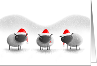 Wishing ewe a happy christmas card