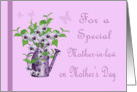 Lavender Mother’s Day for Mother-in law - Watering Can , Flowers card