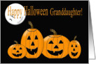 Halloween for Granddaughter - Jack-O-Lanterns card