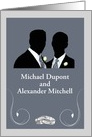 Custom Gay Wedding - Wedding Rings card