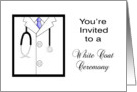 White Coat Ceremony Invitation card