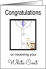 Pharmaceutical White Coat Congratulations - White Coat, Medicine Bottles card