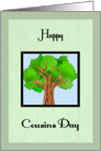 Happy Cousins Day - Tree card