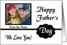 Elegant Father’s Day Card from Twins card