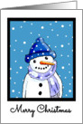 Snowman Christmas Card